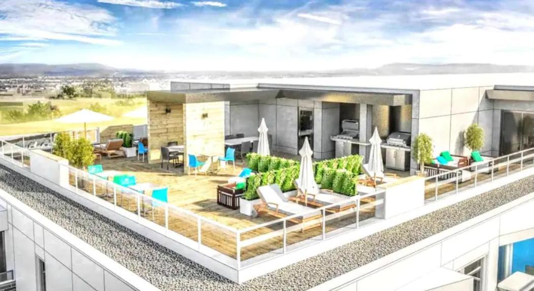 Le Kaméléon 318 : interieur parking, rooftop terrace, gym Québec Kültér fotó