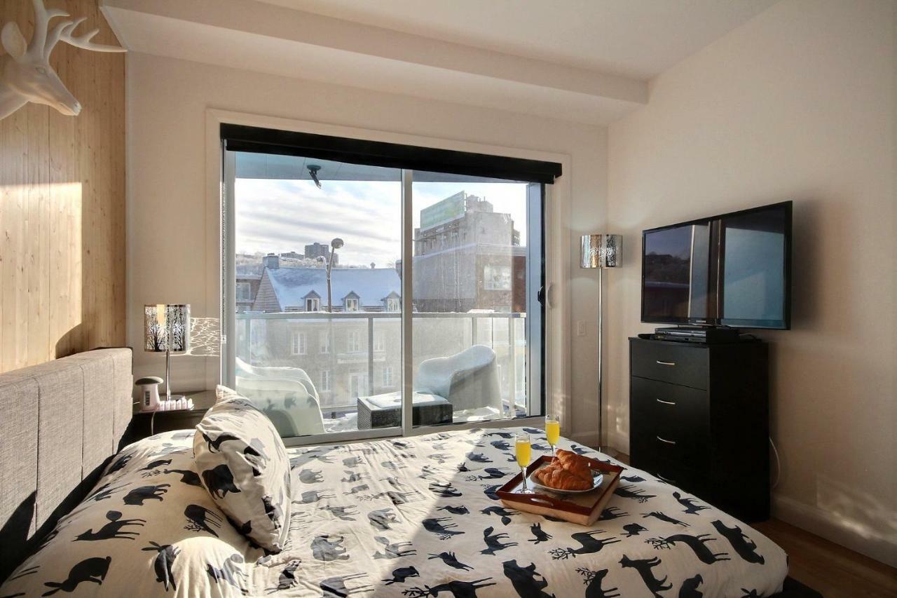 Le Kaméléon 318 : interieur parking, rooftop terrace, gym Québec Kültér fotó