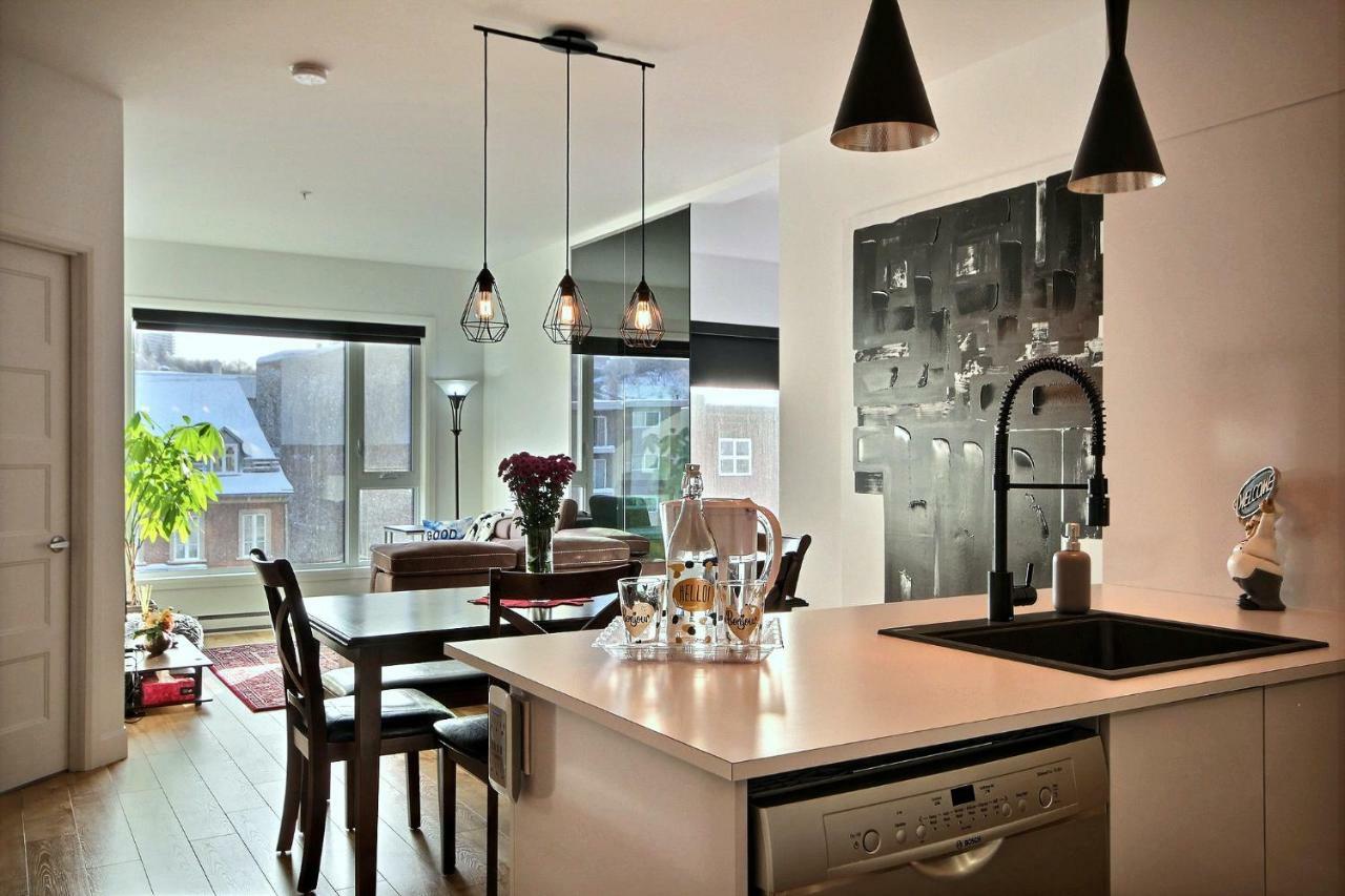 Le Kaméléon 318 : interieur parking, rooftop terrace, gym Québec Kültér fotó